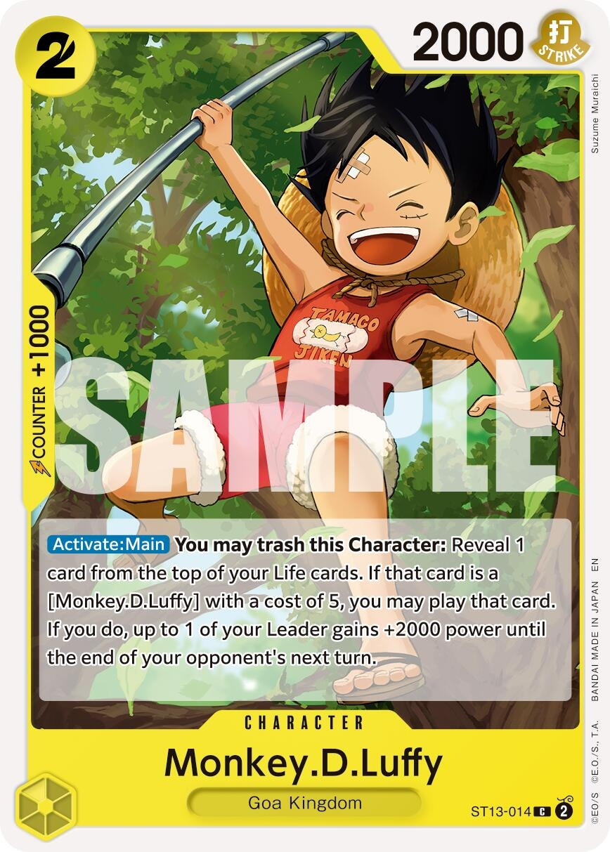 Image for Monkey.D.Luffy - ST13-014 (Reprint) (ST13-014) - One Piece Card Game