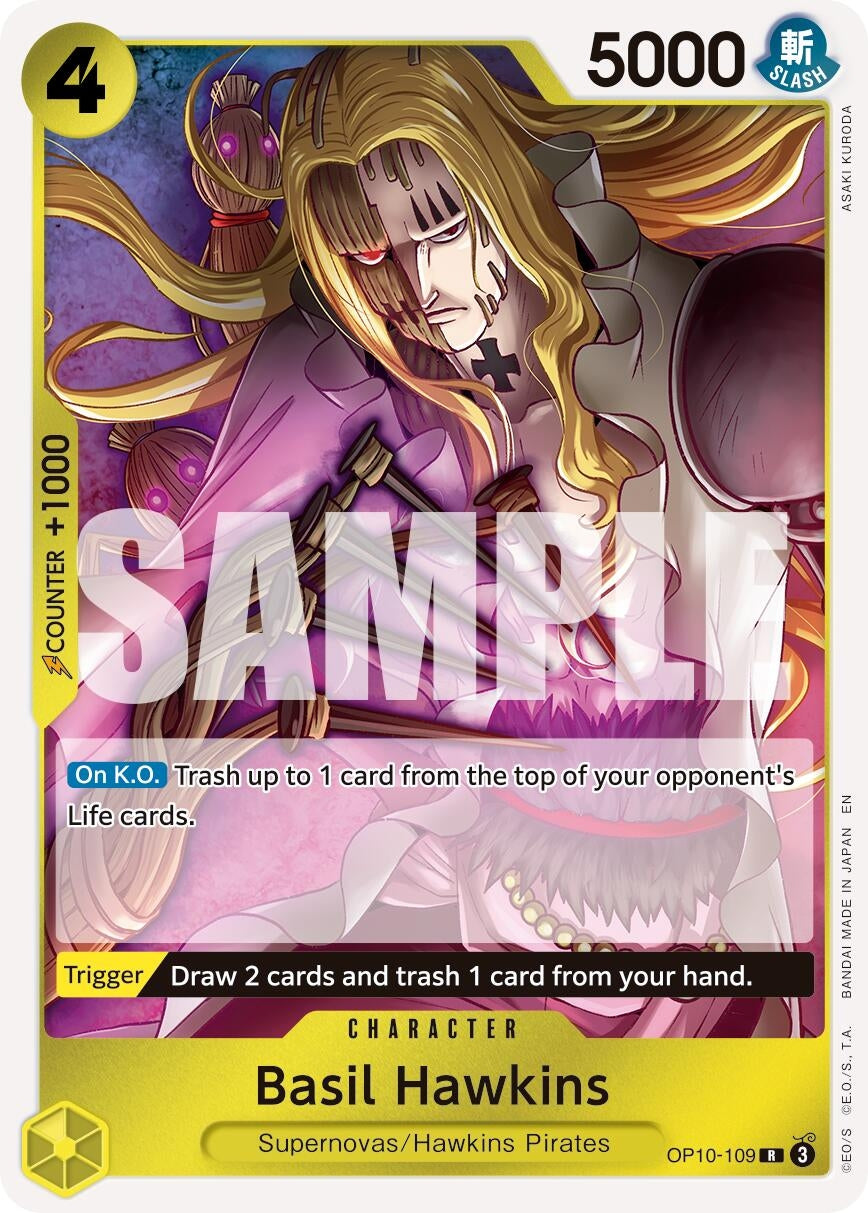 Image for Basil Hawkins - OP10-109 (Reprint) (OP10-109) - One Piece Card Game