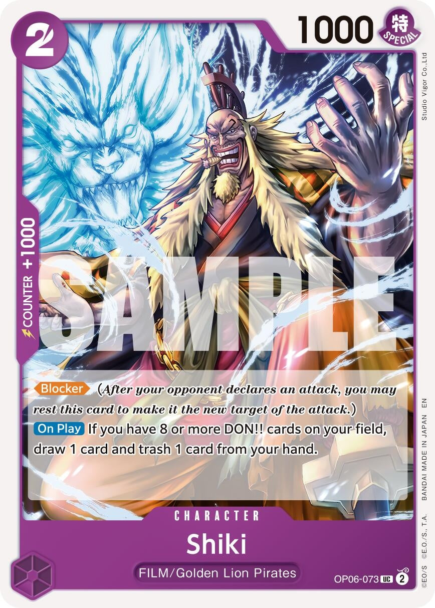 Image for Shiki (Reprint) (OP06-073) - One Piece Card Game