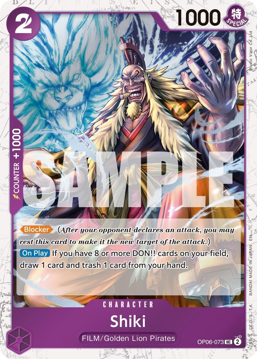 Image for Shiki (Pirate Foil) (OP06-073) - One Piece Card Game