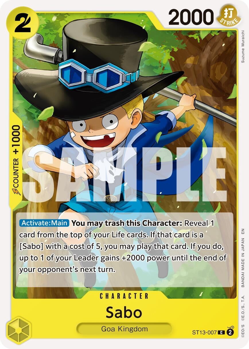 Image for Sabo - ST13-007 (Reprint) (ST13-007) - One Piece Card Game