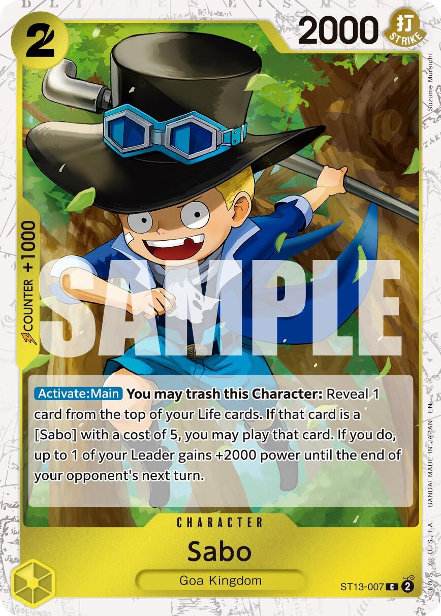 Image for Sabo - ST13-007 (Pirate Foil) (ST13-007) - One Piece Card Game