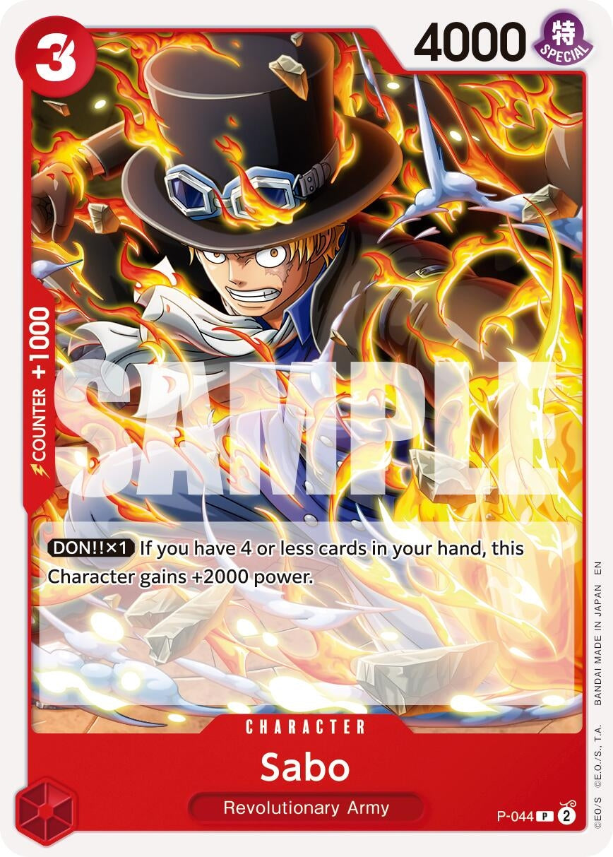 Image for Sabo - P-044 (Reprint) (P-044) - One Piece Card Game