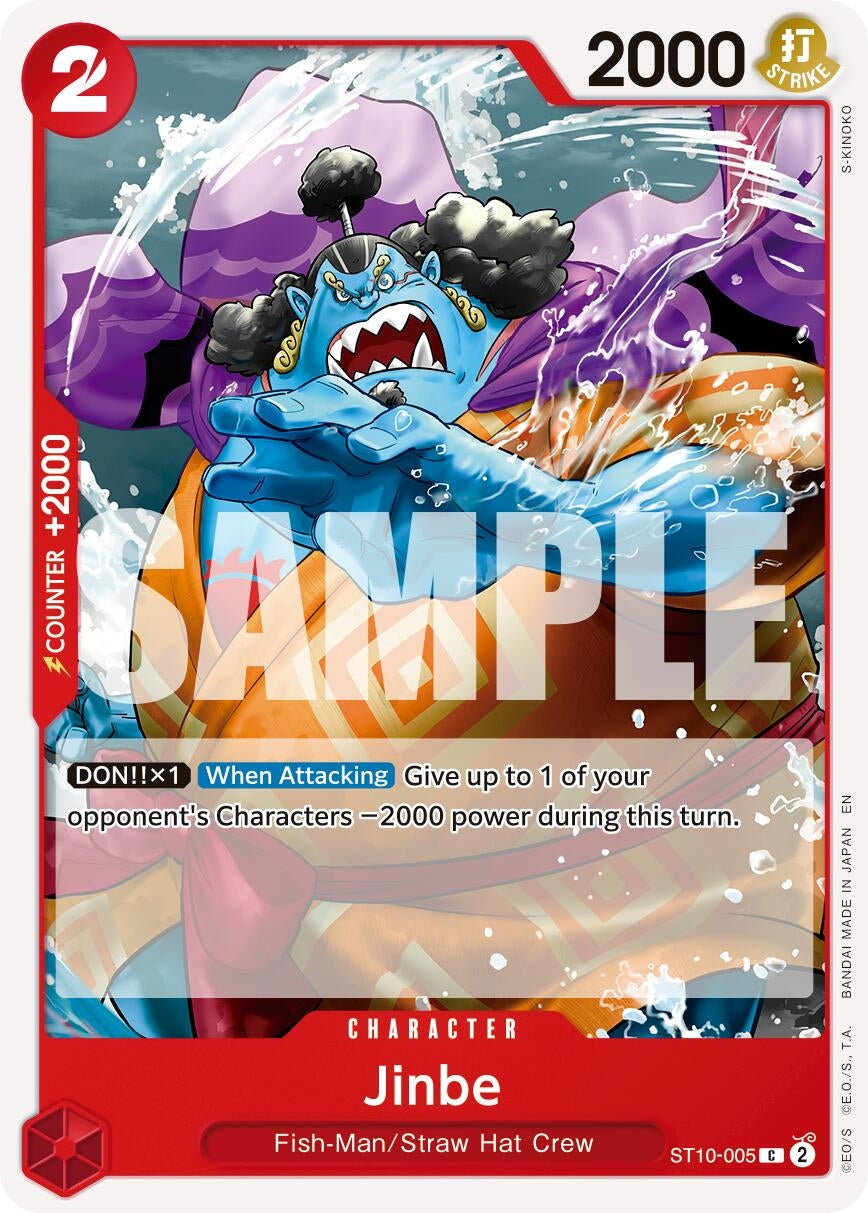 Image for Jinbe - ST10-005 (Reprint) (ST10-005) - One Piece Card Game