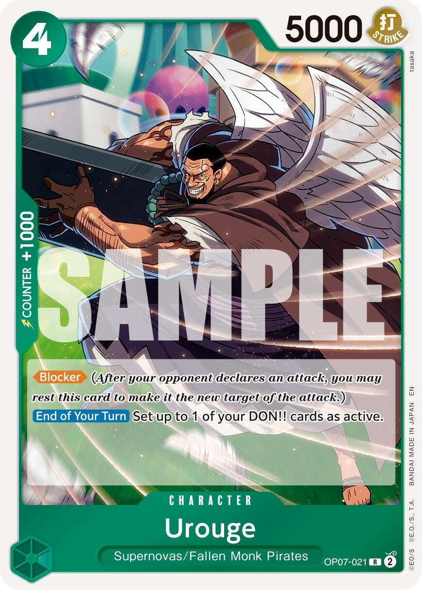 Image for Urouge (Reprint) (OP07-021) - One Piece Card Game