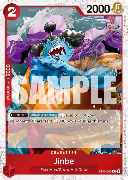 Image for Jinbe - ST10-005 (Pirate Foil) (ST10-005) - One Piece Card Game