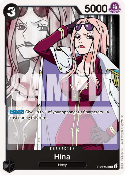 Image for Hina (Reprint) (ST06-008) - One Piece Card Game