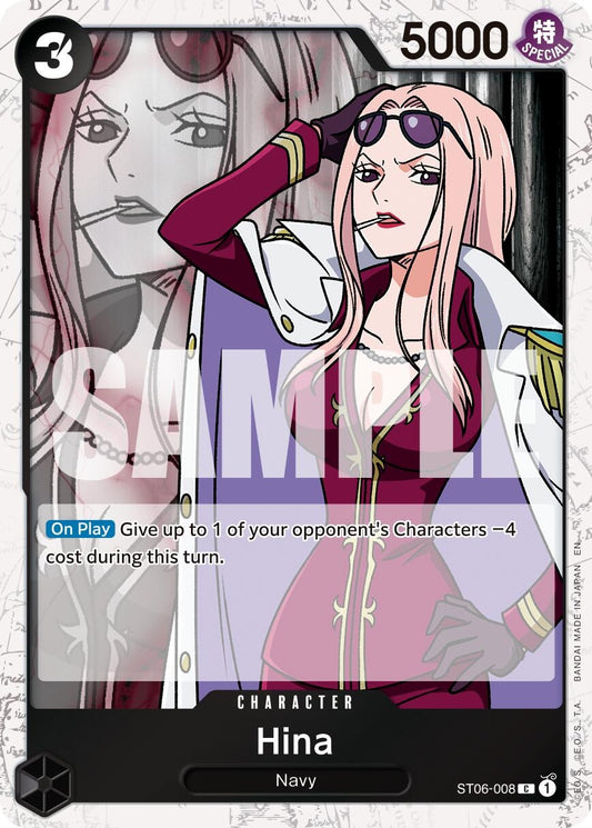 Image for Hina (Pirate Foil) (ST06-008) - One Piece Card Game