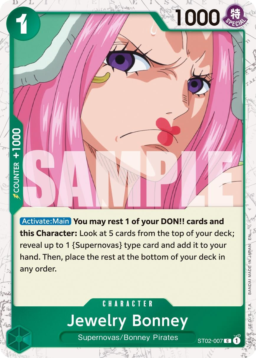 Image for Jewelry Bonney - ST02-007 (Pirate Foil) (ST02-007) - One Piece Card Game
