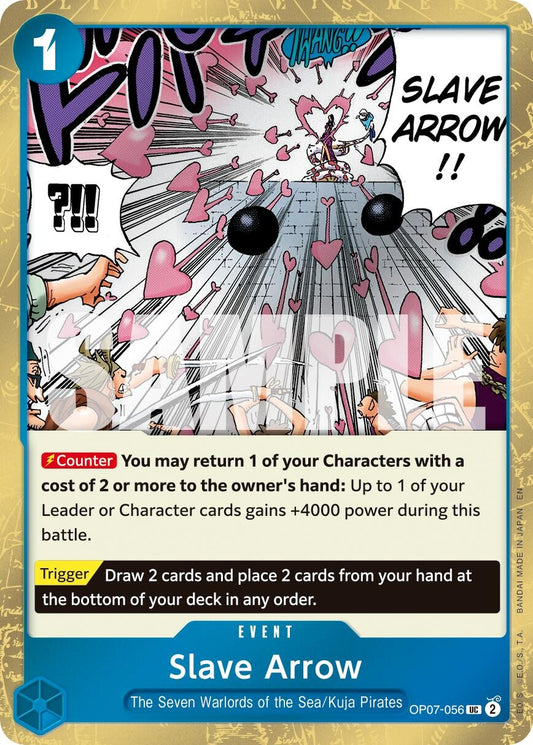 Image for Slave Arrow (Pirate Foil) (OP07-056) - One Piece Card Game