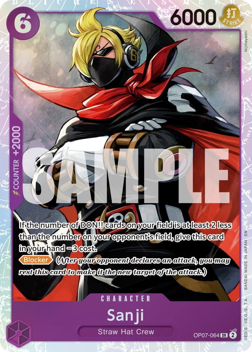 Image for Sanji (Reprint) (OP07-064) - One Piece Card Game