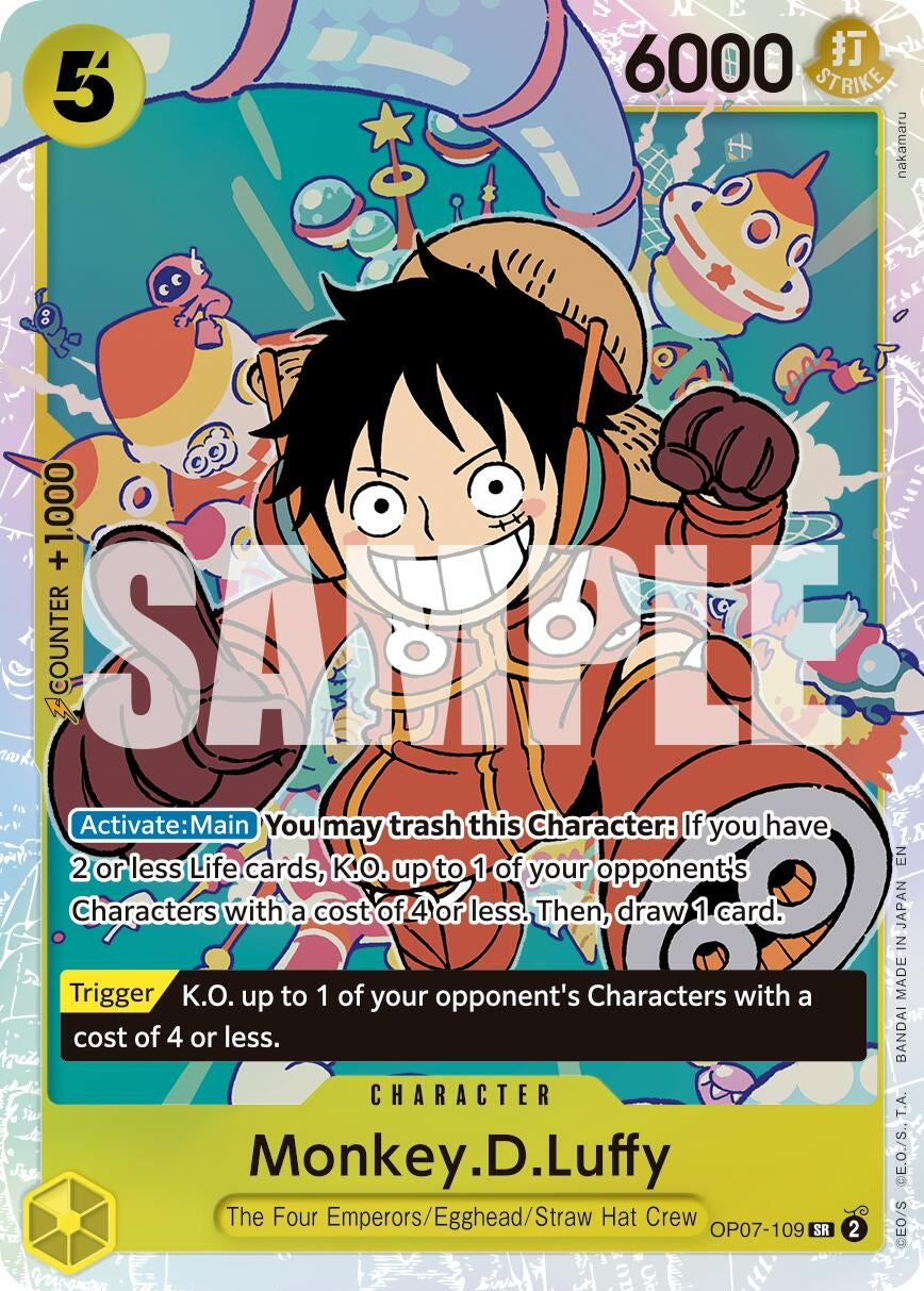 Image for Monkey.D.Luffy - OP07-109 (Reprint) (OP07-109) - One Piece Card Game