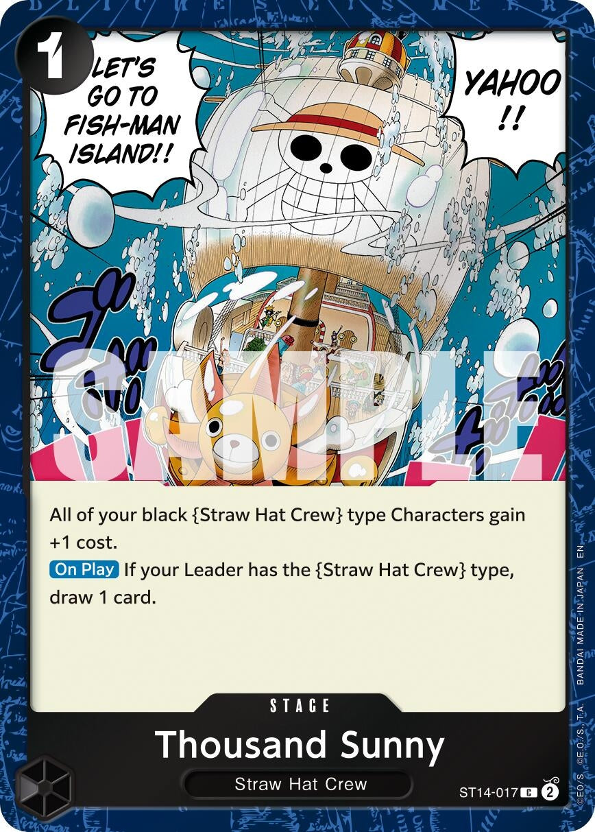 Image for Thousand Sunny (Pirate Foil) (ST14-017) - One Piece Card Game