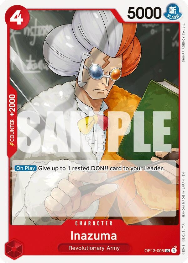 Image for Inazuma (OP13-005) - One Piece Card Game