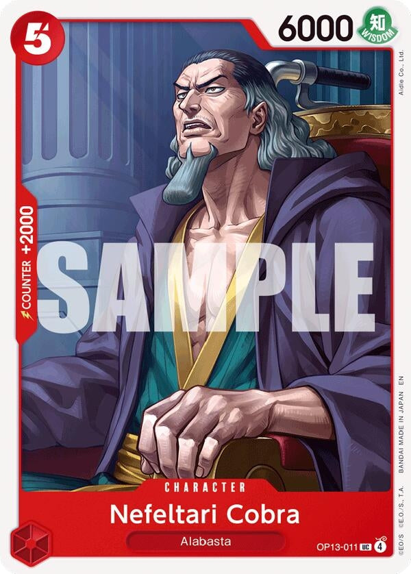 Image for Nefeltari Cobra (OP13-011) - One Piece Card Game