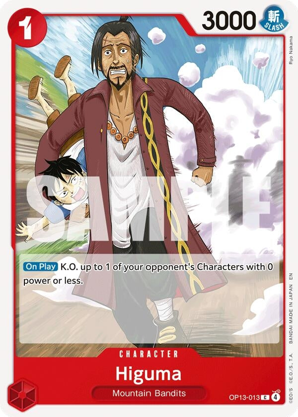 Image for Higuma (OP13-013) - One Piece Card Game