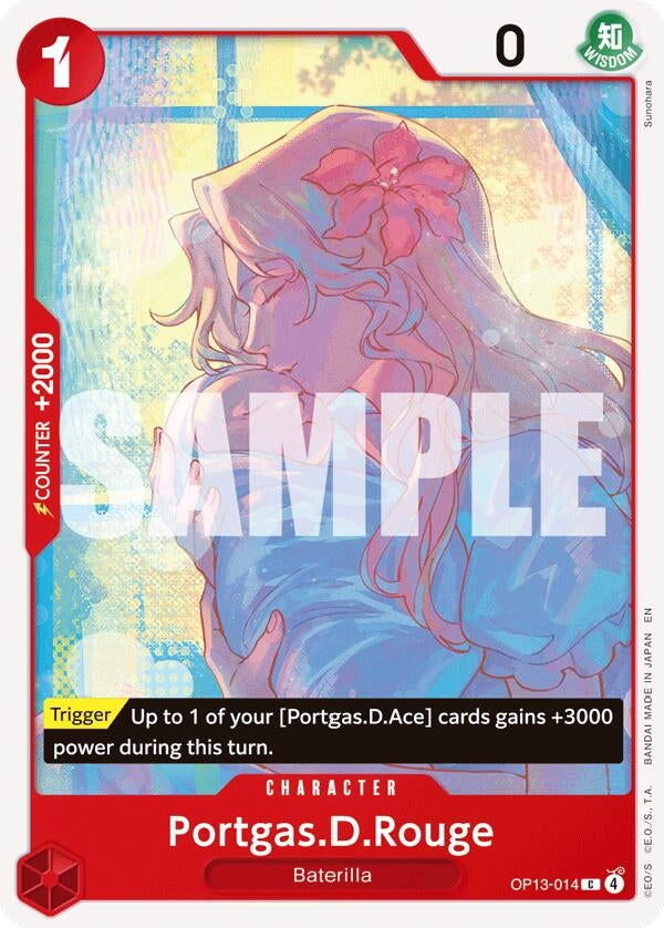 Image for Portgas.D.Rouge (OP13-014) - One Piece Card Game