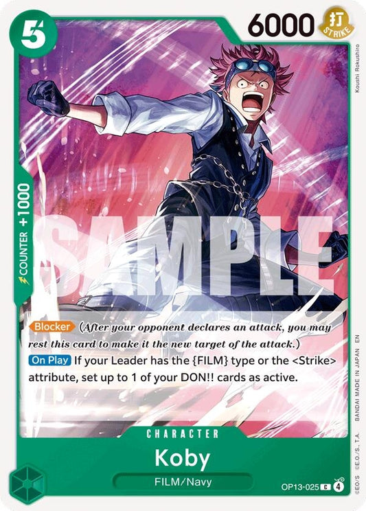 Image for Koby (OP13-025) - One Piece Card Game