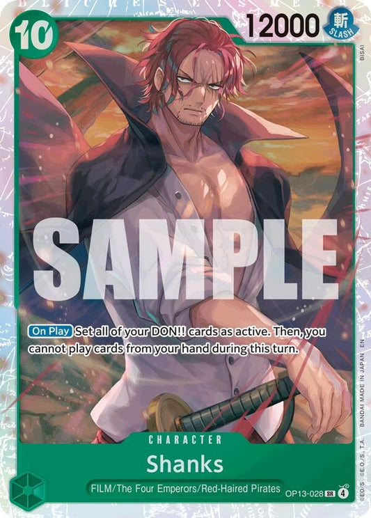 Image for Shanks (028) (OP13-028) - One Piece Card Game