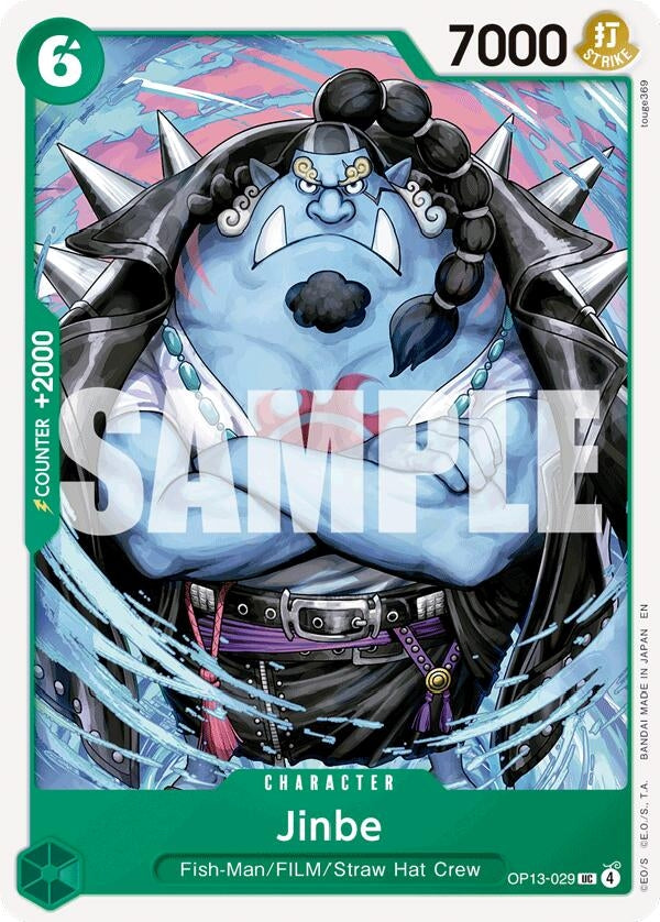 Image for Jinbe (OP13-029) - One Piece Card Game