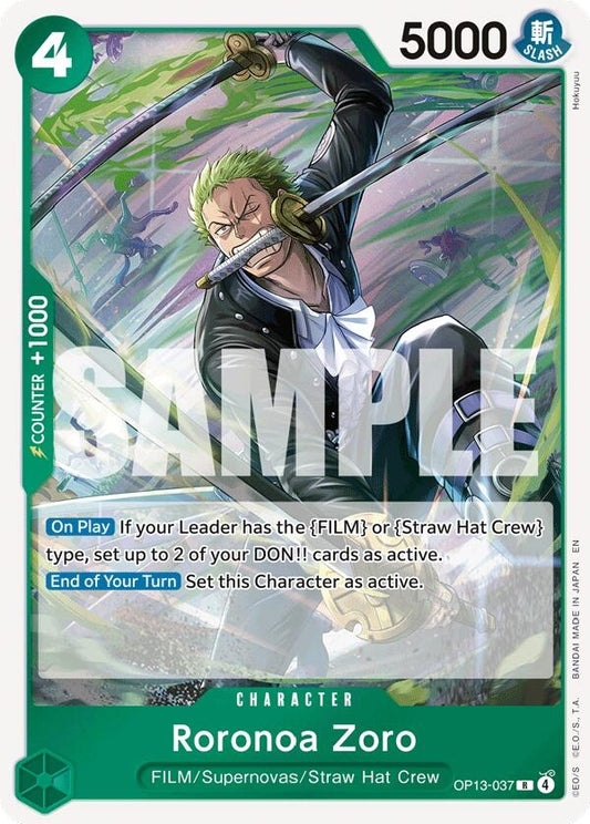 Image for Roronoa Zoro (OP13-037) - One Piece Card Game