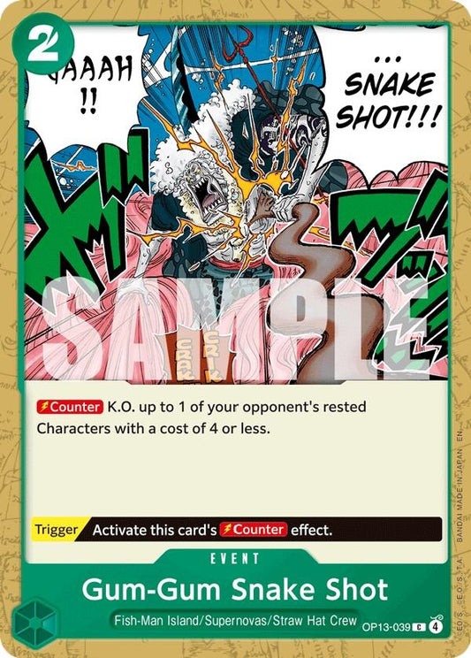 Image for Gum-Gum Snake Shot (OP13-039) - One Piece Card Game