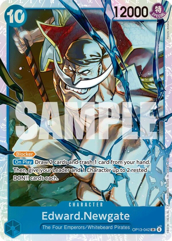 Image for Edward.Newgate (OP13-042) - One Piece Card Game