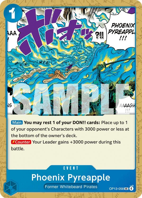 Image for Phoenix Pyreapple (OP13-058) - One Piece Card Game