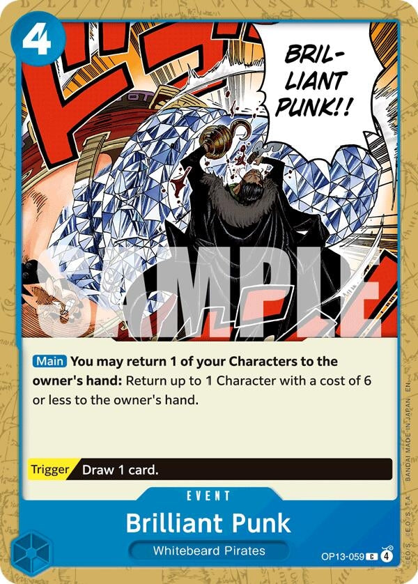 Image for Brilliant Punk (OP13-059) - One Piece Card Game