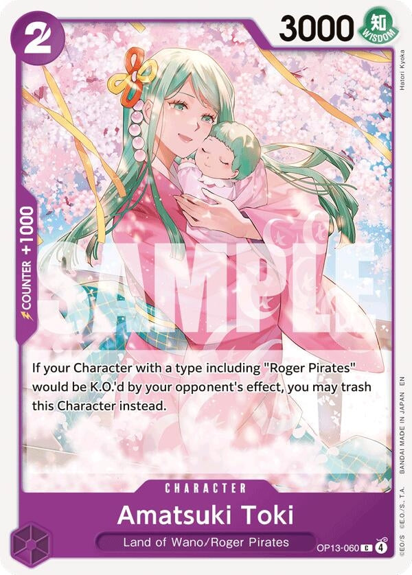 Image for Amatsuki Toki (OP13-060) - One Piece Card Game