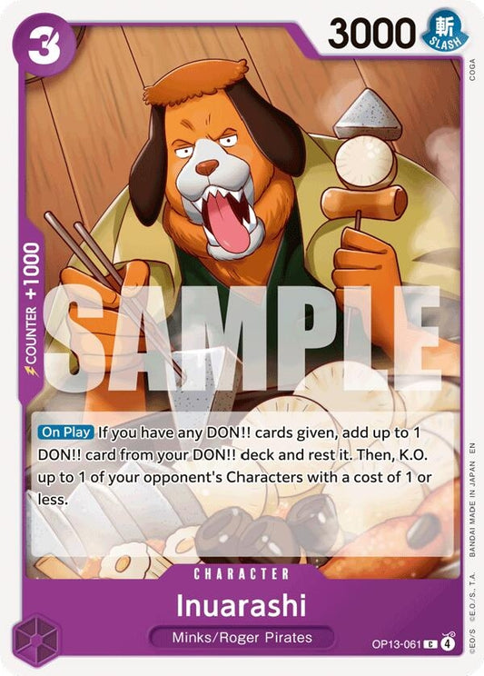 Image for Inuarashi (OP13-061) - One Piece Card Game