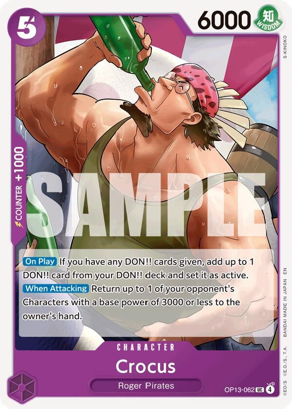 Image for Crocus (OP13-062) - One Piece Card Game