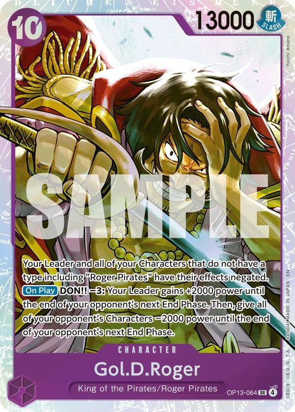 Image for Gol.D.Roger (064) (OP13-064) - One Piece Card Game