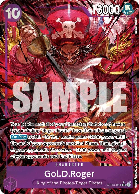 Image for Gol.D.Roger (064) (Alternate Art) (OP13-064) - One Piece Card Game