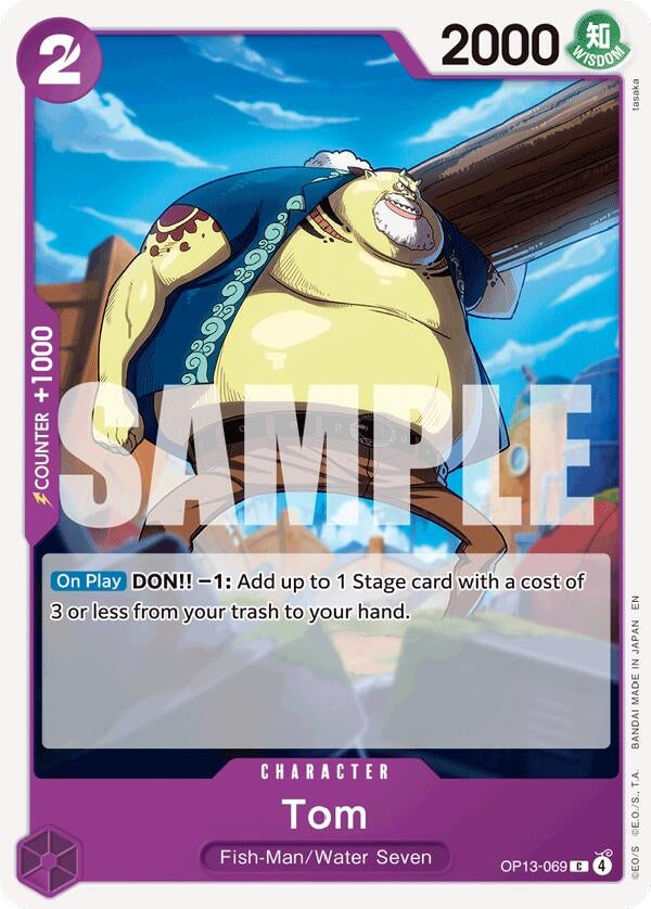 Image for Tom (OP13-069) - One Piece Card Game