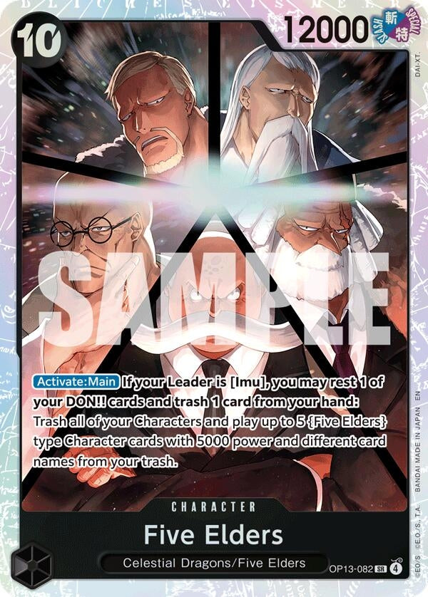 Image for Five Elders (OP13-082) - One Piece Card Game