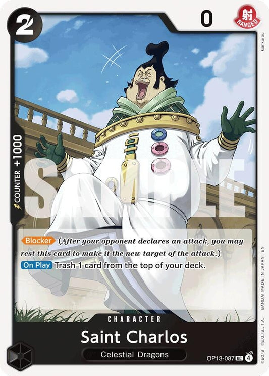 Image for Saint Charlos (OP13-087) - One Piece Card Game