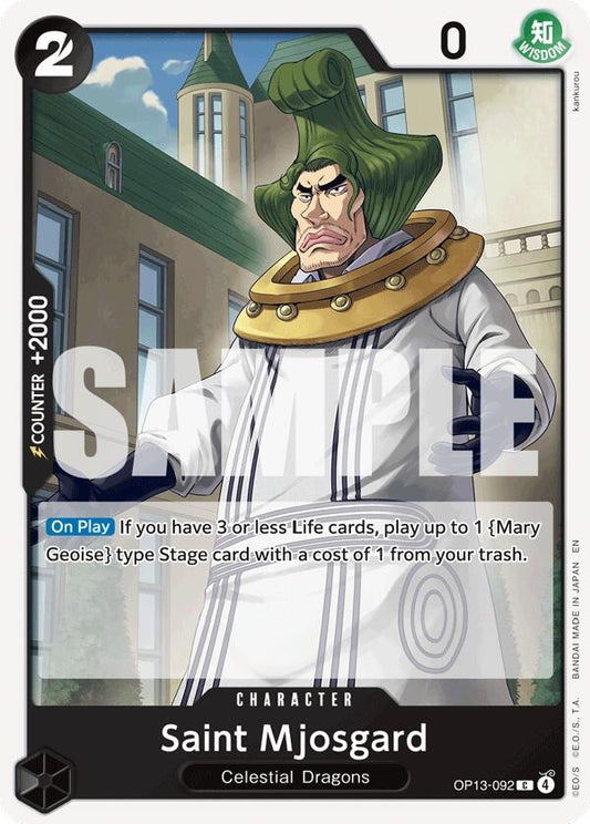 Image for Saint Mjosgard (OP13-092) - One Piece Card Game