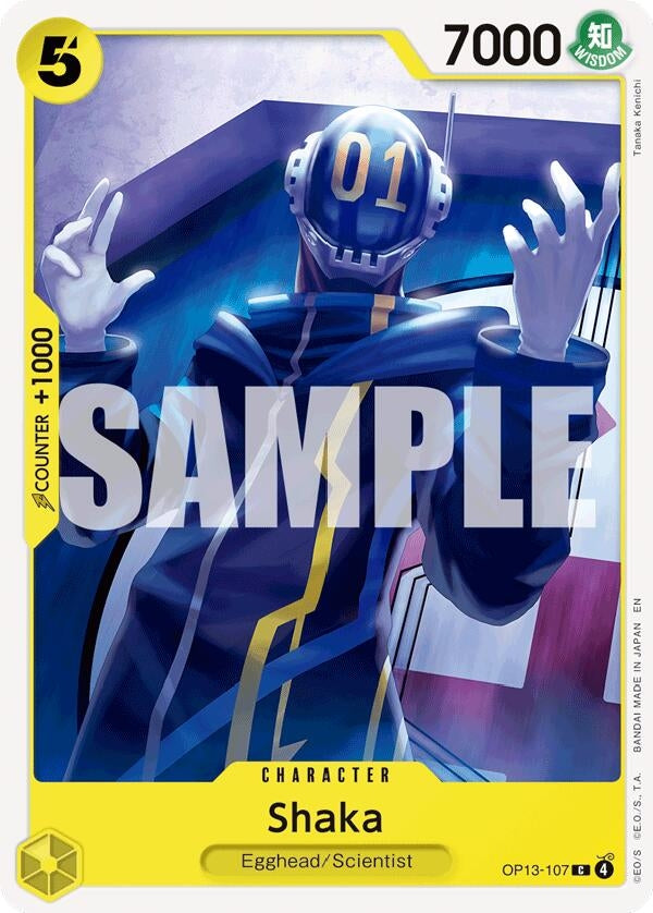 Image for Shaka (OP13-107) - One Piece Card Game
