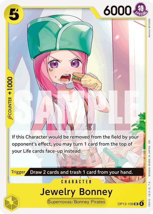 Image for Jewelry Bonney (109) (OP13-109) - One Piece Card Game