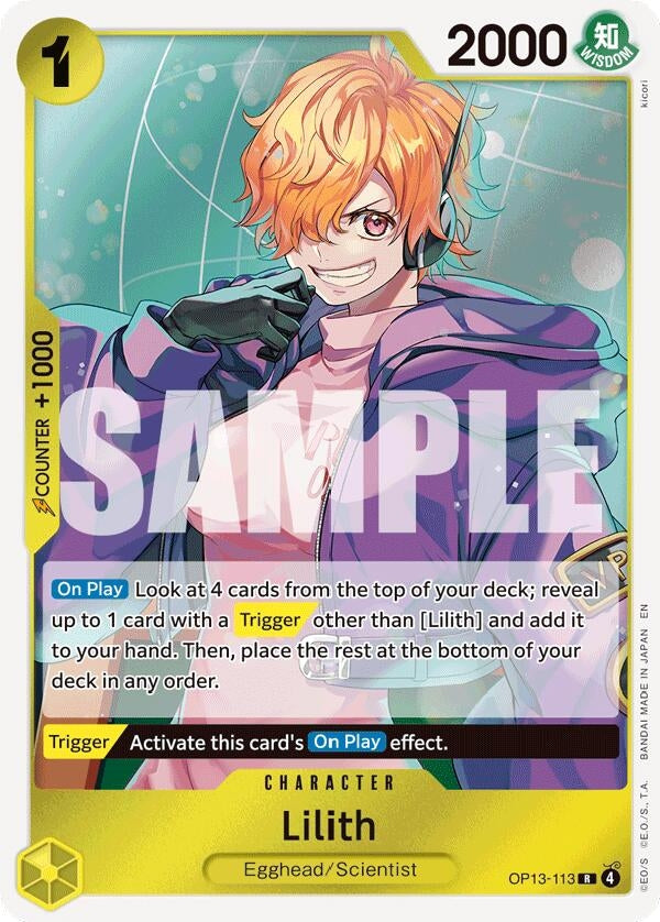 Image for Lilith (OP13-113) - One Piece Card Game