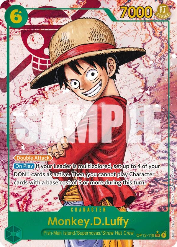 Image for Monkey.D.Luffy (118) (Parallel) (OP13-118) - One Piece Card Game