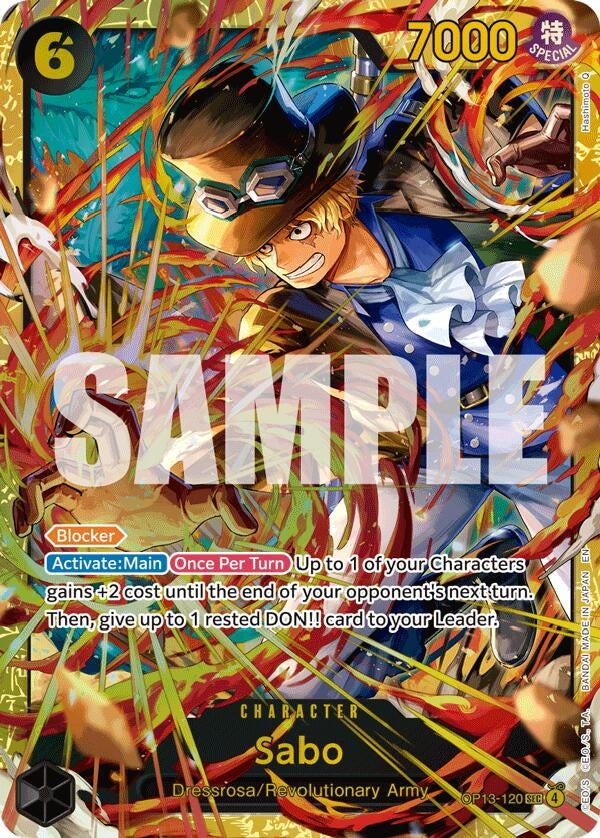 Image for Sabo (120) (SP) (OP13-120) - One Piece Card Game