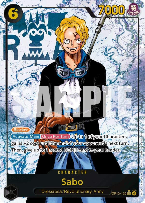 Image for Sabo (120) (Parallel) (OP13-120) - One Piece Card Game