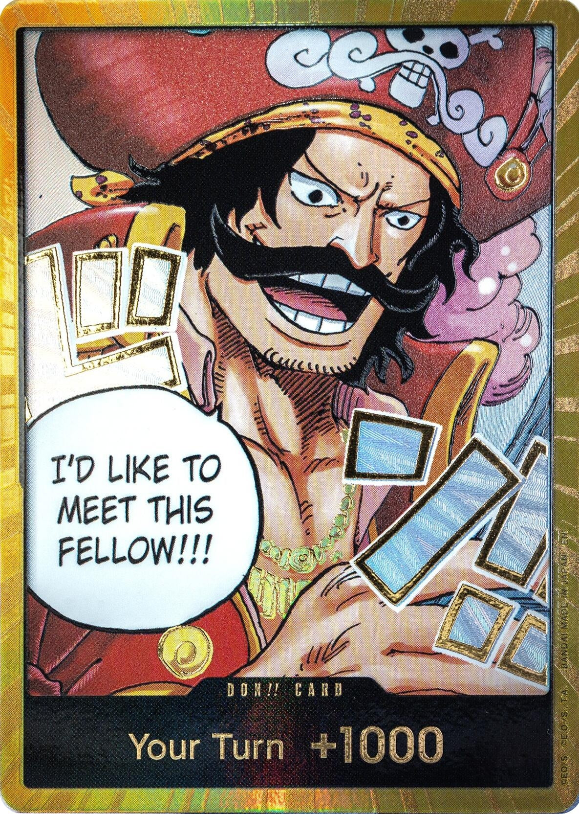 Image for DON!! Card (Gol.D.Roger) (Gold) - One Piece Card Game