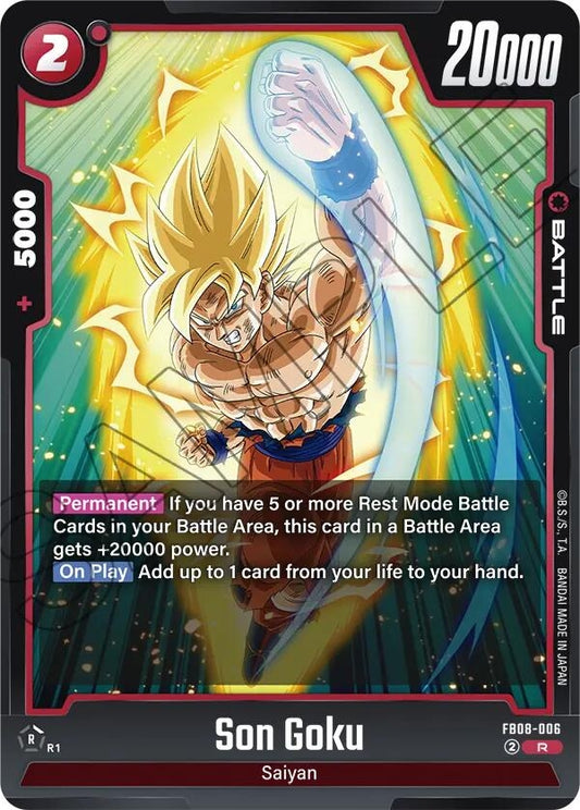 Image for Son Goku - FB08-006 (FB08-006) - Dragon Ball Super: Fusion World