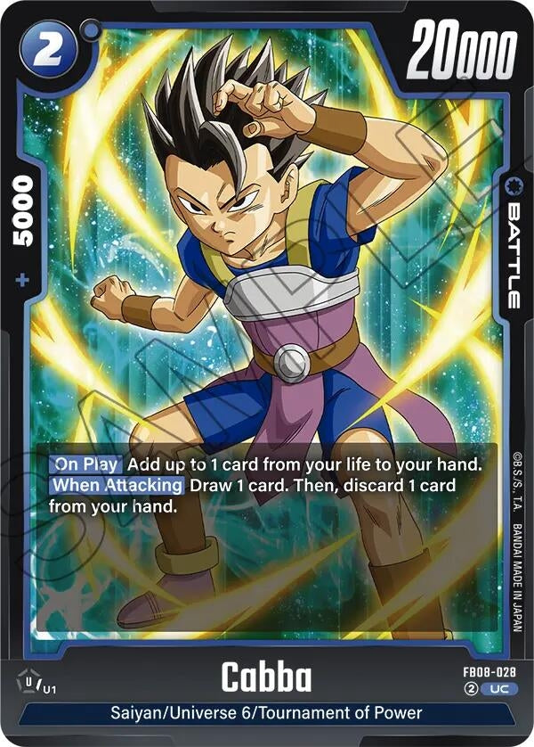 Image for Cabba - FB08-028 (FB08-028) - Dragon Ball Super: Fusion World