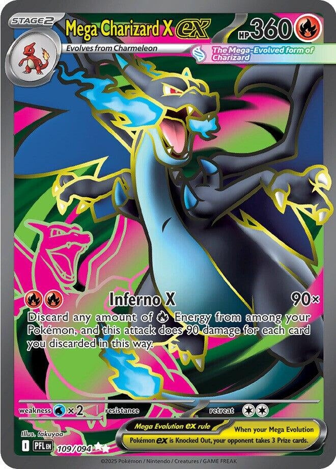 Image for Mega Charizard X ex (109/094) - Pokemon