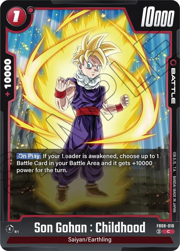 Image for Son Gohan : Childhood - FB08-010 (FB08-010) - Dragon Ball Super: Fusion World