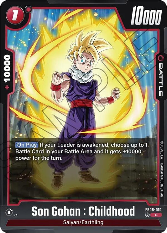 Image for Son Gohan : Childhood - FB08-010 (FB08-010) - Dragon Ball Super: Fusion World